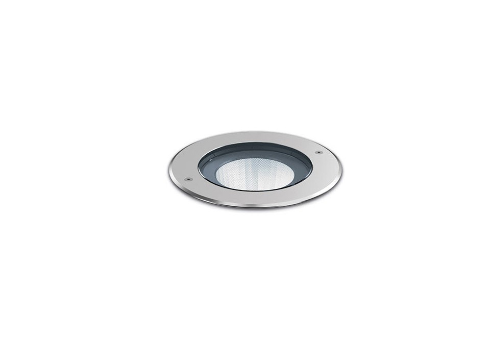 prima foto LIGHT UP EARTH Segnapasso a LED a pavimento in acciaio inox