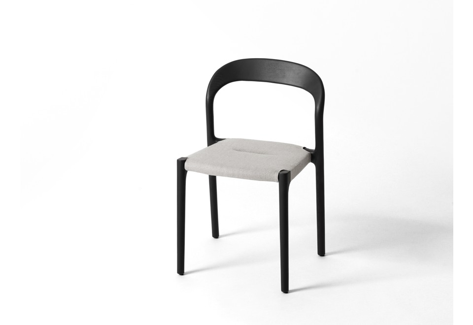 terza foto TICINO Sedia in frassino con schienale aperto