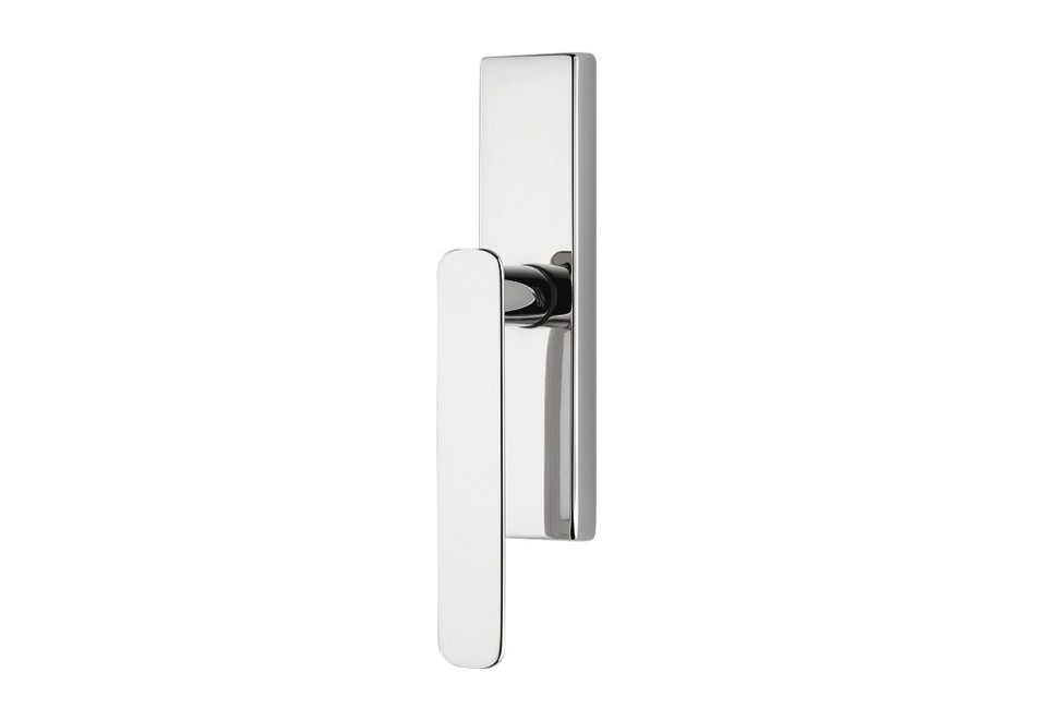 prima foto SLIM Maniglia per finestre in Cromall® su piastra