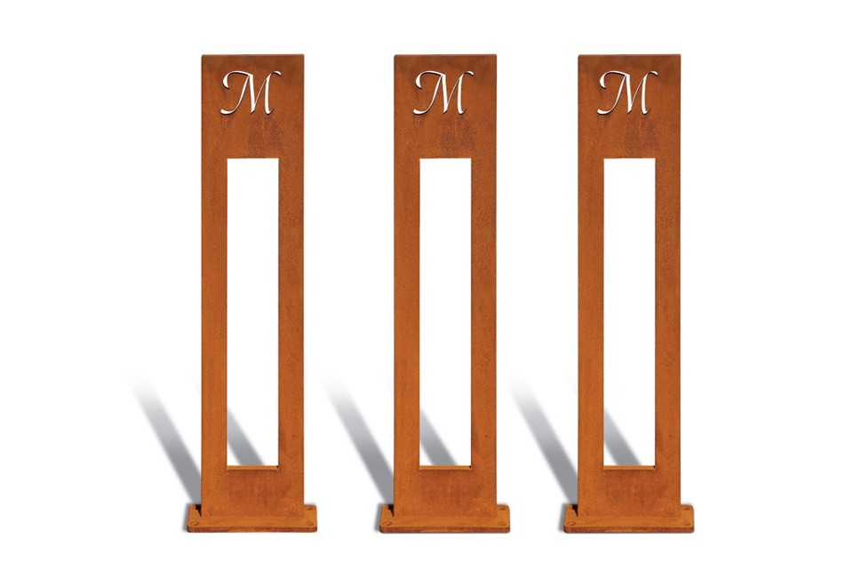 seconda foto CLOS Portabici in acciaio Corten™