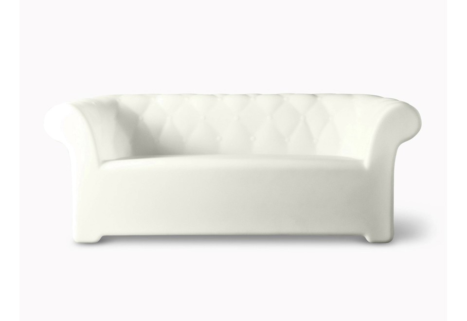 prima foto SIRCHESTER Divano da giardino in polietilene a 2 posti