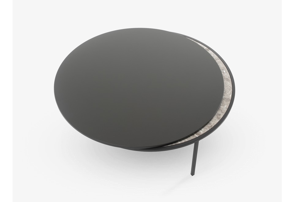 terza foto WELL M Tavolino basso rotondo in legno