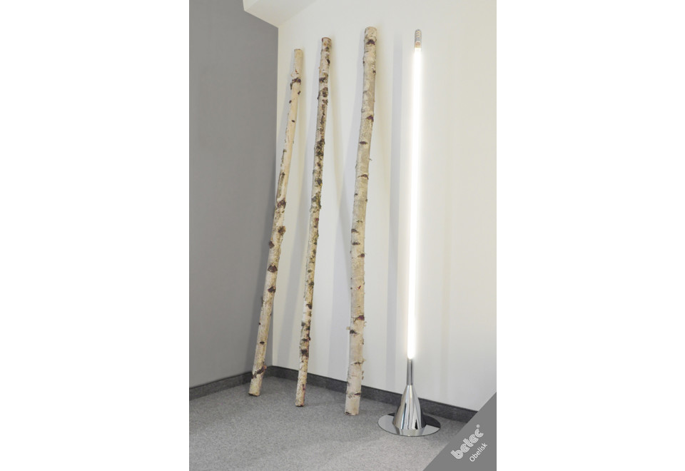 terza foto OBELISK Lampada da terra in ottone