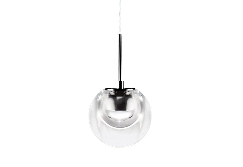 seconda foto DEW Lampada a sospensione a LED in alluminio e vetro