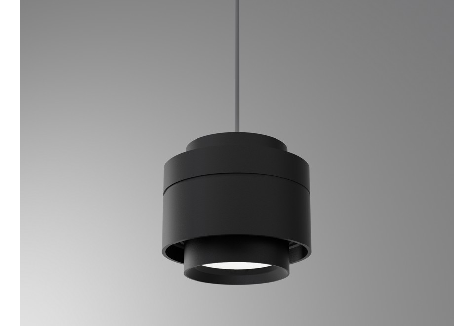 seconda foto LEVEL ZOOM Spot a sospensione a LED in alluminio su binario