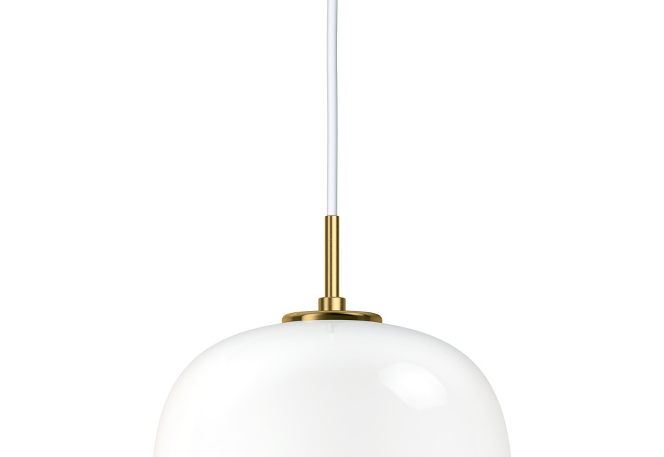 terza foto VL45 RADIOHUS Lampada a sospensione in vetro opale