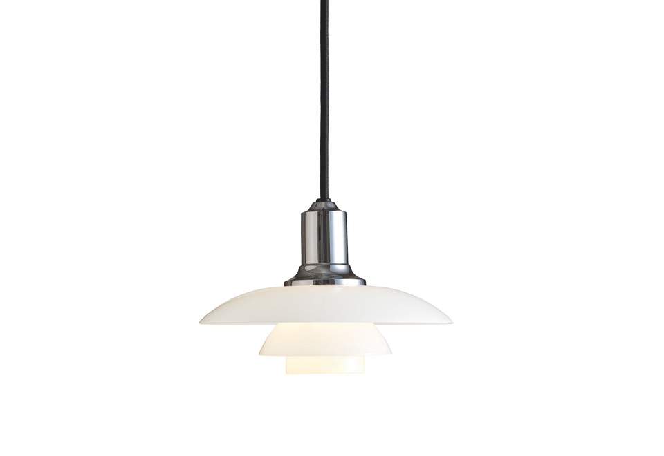 prima foto PH 2/1 Lampada a sospensione in vetro opale