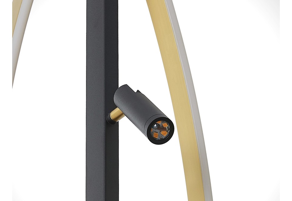 seconda foto MATWEI BRASS Lampada da terra a LED in metallo