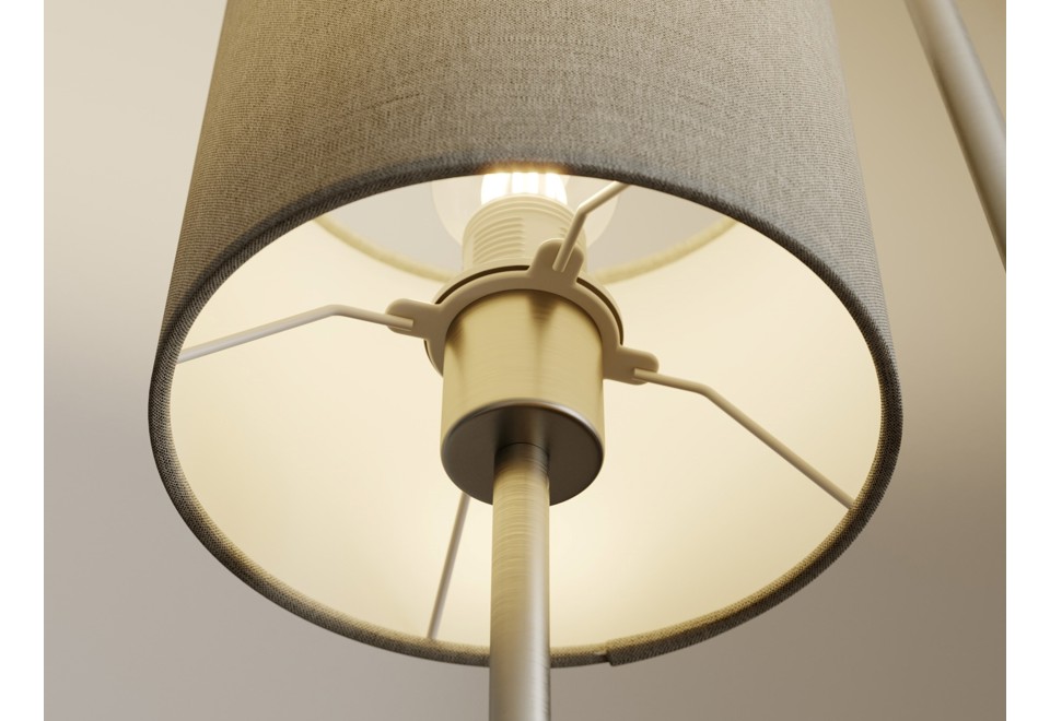 terza foto JULJANA Lampada da terra in metallo