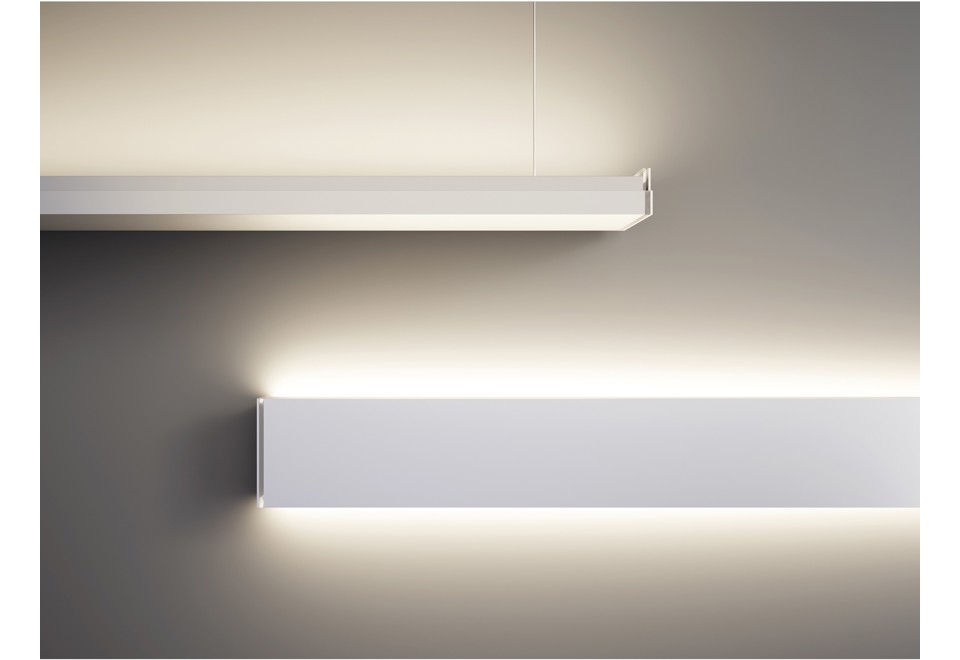 prima foto NODO STRIP LED Illuminazione a binario con strip LED flessibile dimmerabile