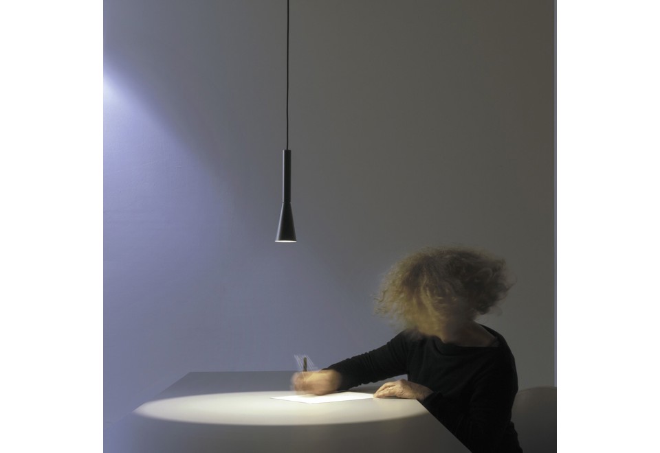 seconda foto COLIBRÌ Lampada a sospensione a LED in alluminio