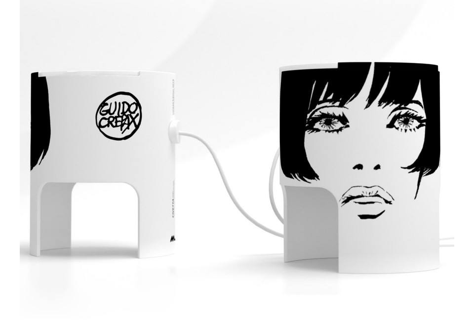 seconda foto CIVETTA VALENTINA Lampada da tavolo a LED in alluminio