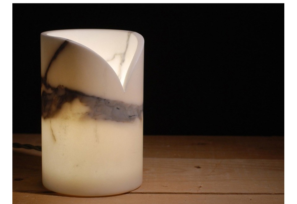 prima foto COLLETTO Lampada da tavolo a LED in marmo