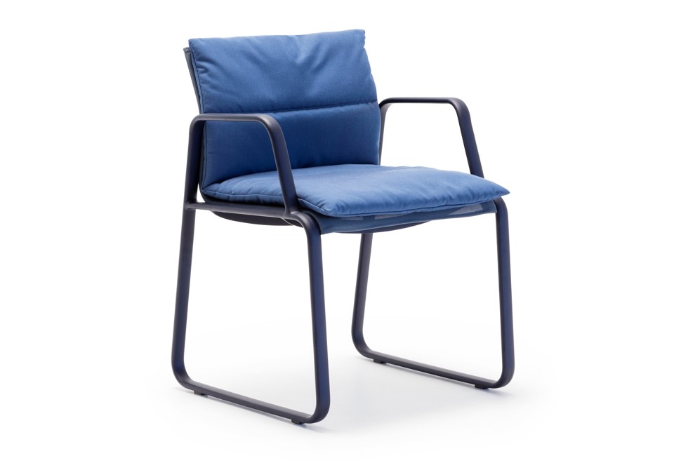 prima foto AIRE OUTDOOR SO1280 Sedia da giardino in acciaio con braccioli