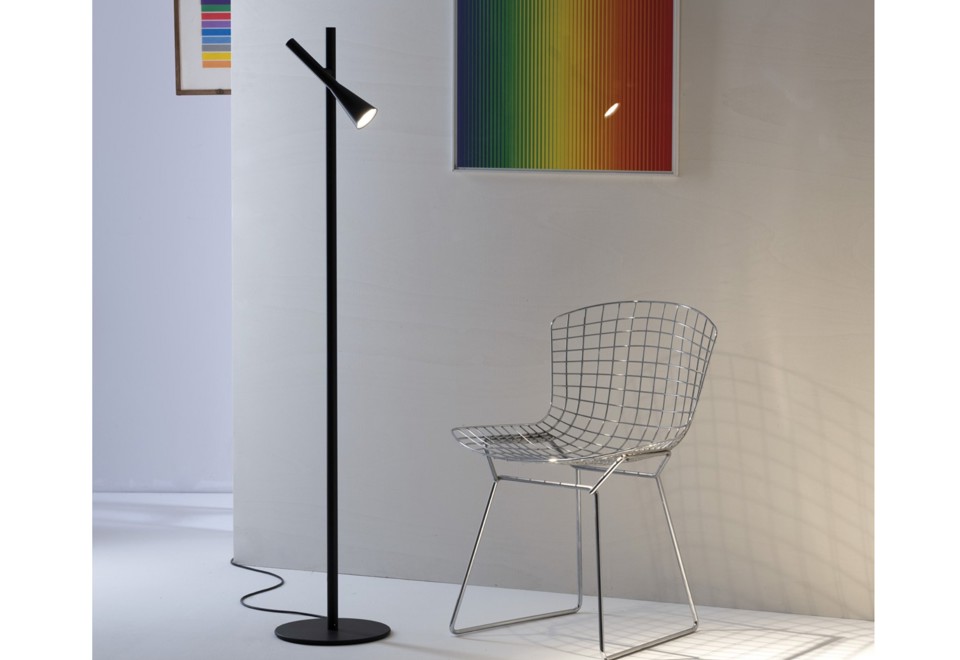 prima foto COLIBRÌ Lampada da terra a LED orientabile in alluminio