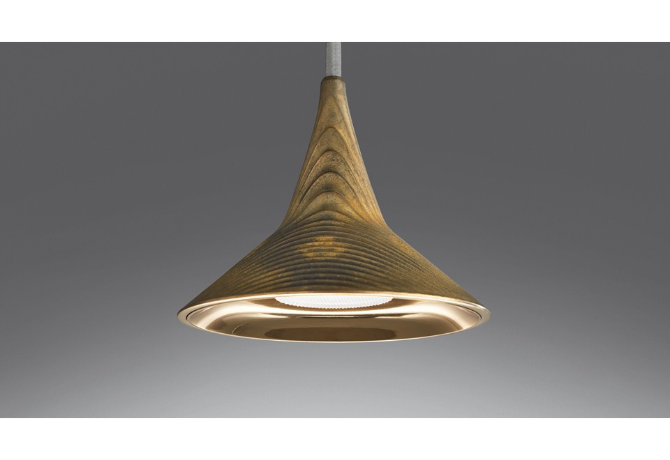 seconda foto UNTERLINDEN Lampada da parete a LED in ottone