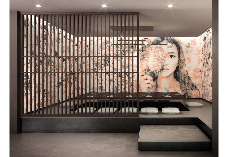 prima foto BLOOM Carta da parati a motivi lavabile in vinile