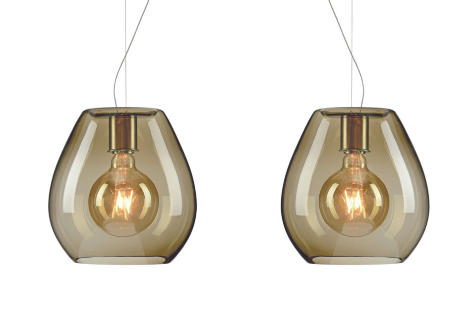 prima foto BAGAN EVOLUTION 2 Lampada a sospensione in alluminio e vetro