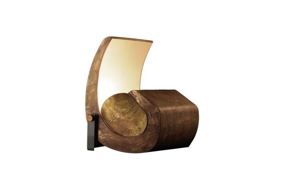 prima foto ESCARGOT Lampada da terra in ottone