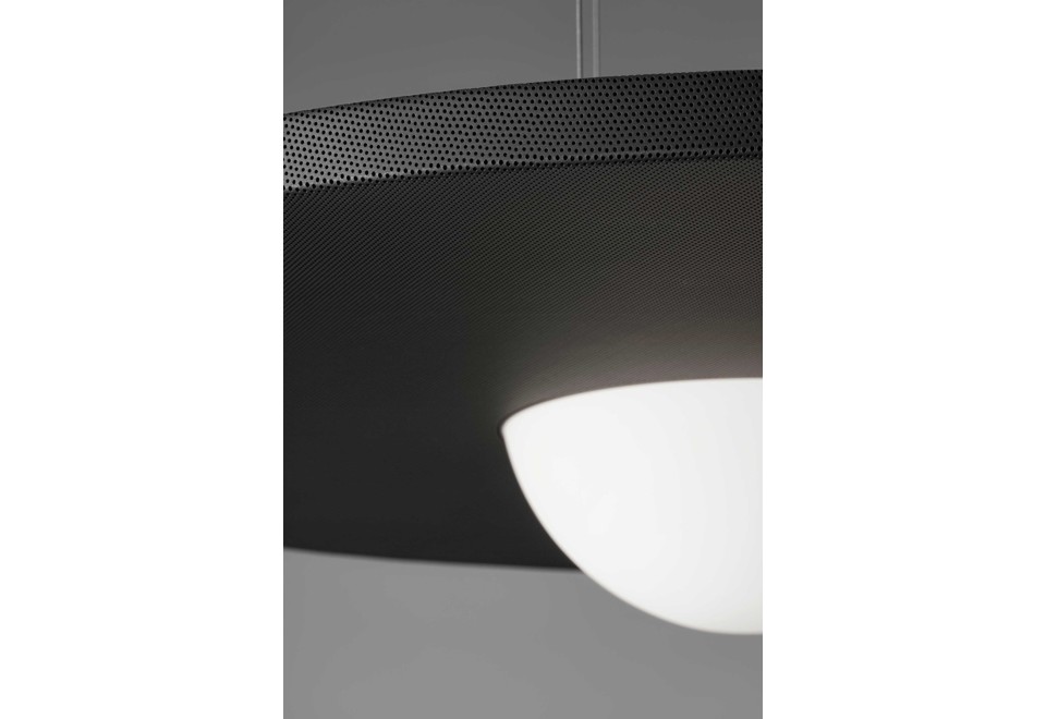 terza foto IRVING SILENCE Lampada a sospensione a LED in lamiera forata