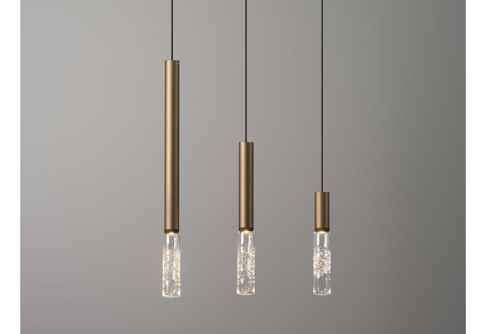 prima foto BEAM STICK GLASS Lampada a sospensione a LED in vetro