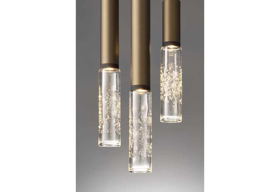 terza foto BEAM STICK GLASS Lampada a sospensione a LED in vetro