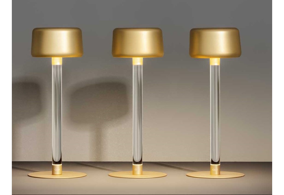 prima foto TEE Lampada da tavolo a LED a batteria con ricarica USB