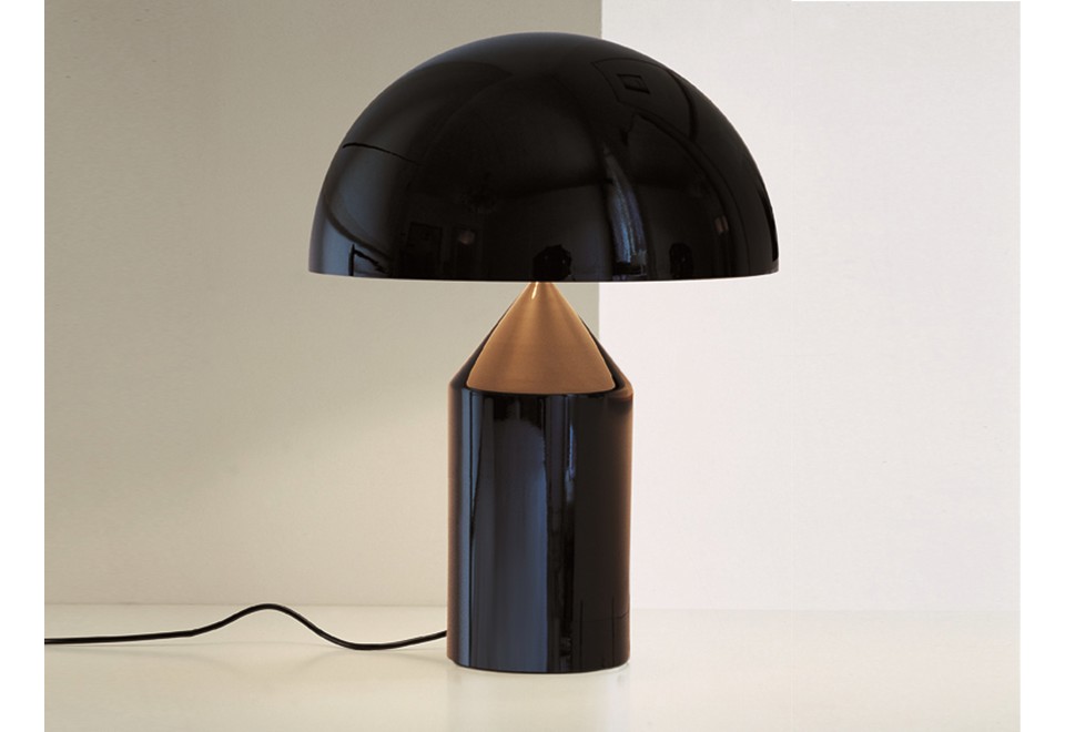 prima foto ATOLLO METALLO Lampada da tavolo in alluminio