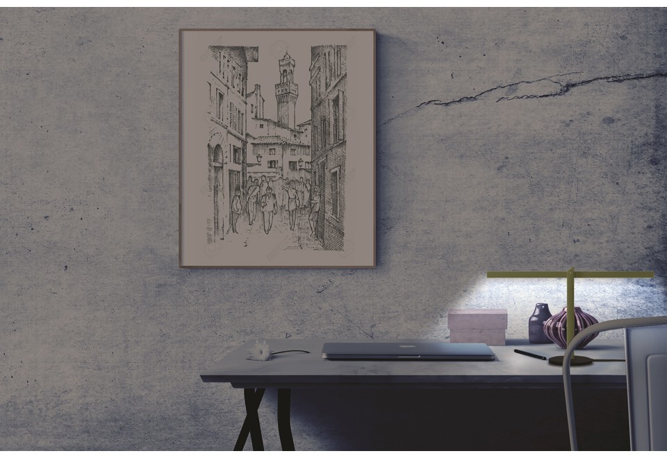 terza foto BILANCIA Lampada da tavolo a LED in alluminio estruso
