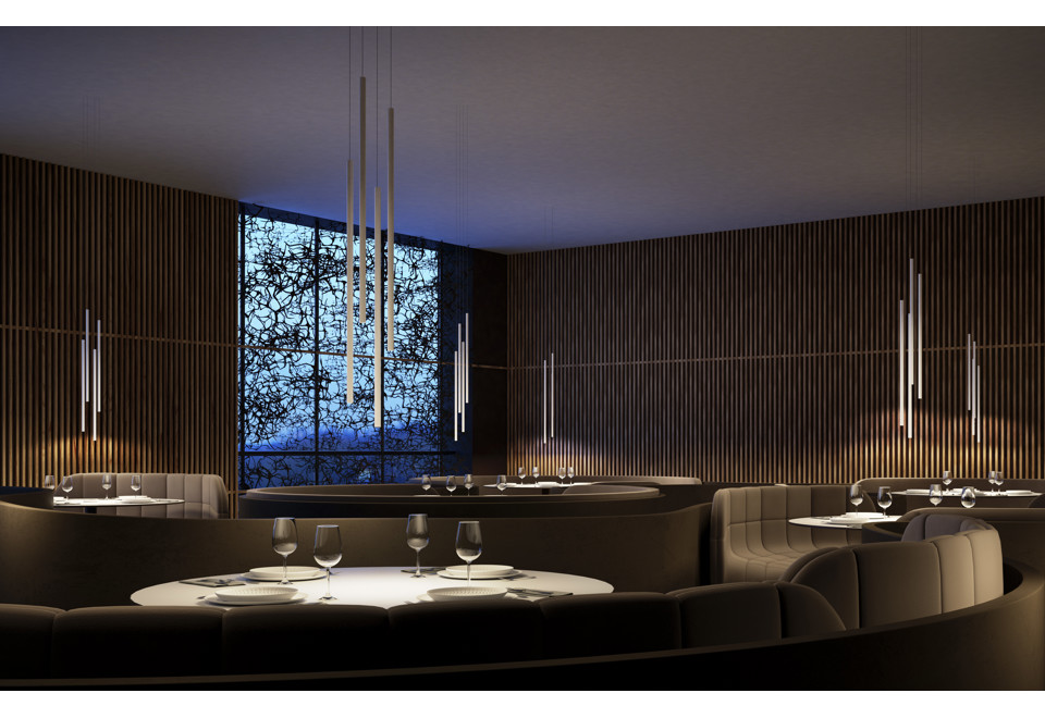 terza foto TO BE Lampada a sospensione a LED in alluminio estruso