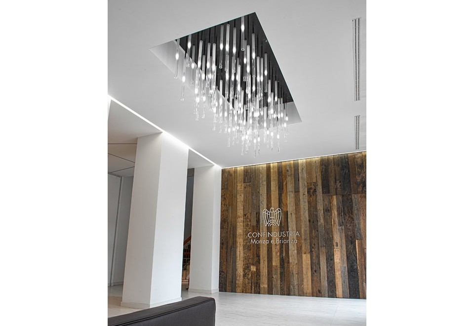 terza foto CANDLE Lampada a sospensione in vetro