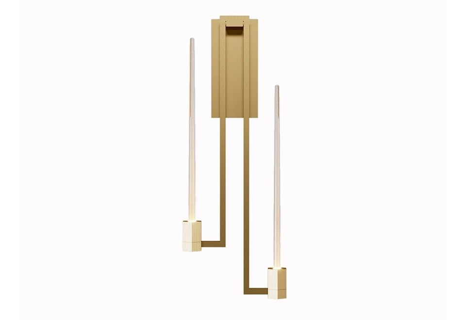 prima foto KALÌ Applique a led in vetro di murano e ottone