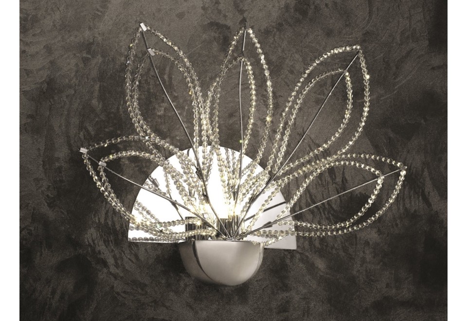prima foto GIRASOLE Applique con cristalli