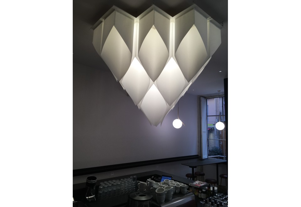 seconda foto LIGHT MODULE Lampada a sospensione in carta