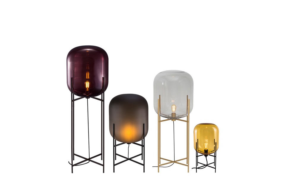 seconda foto ODA BIG Lampada da terra in vetro soffiato