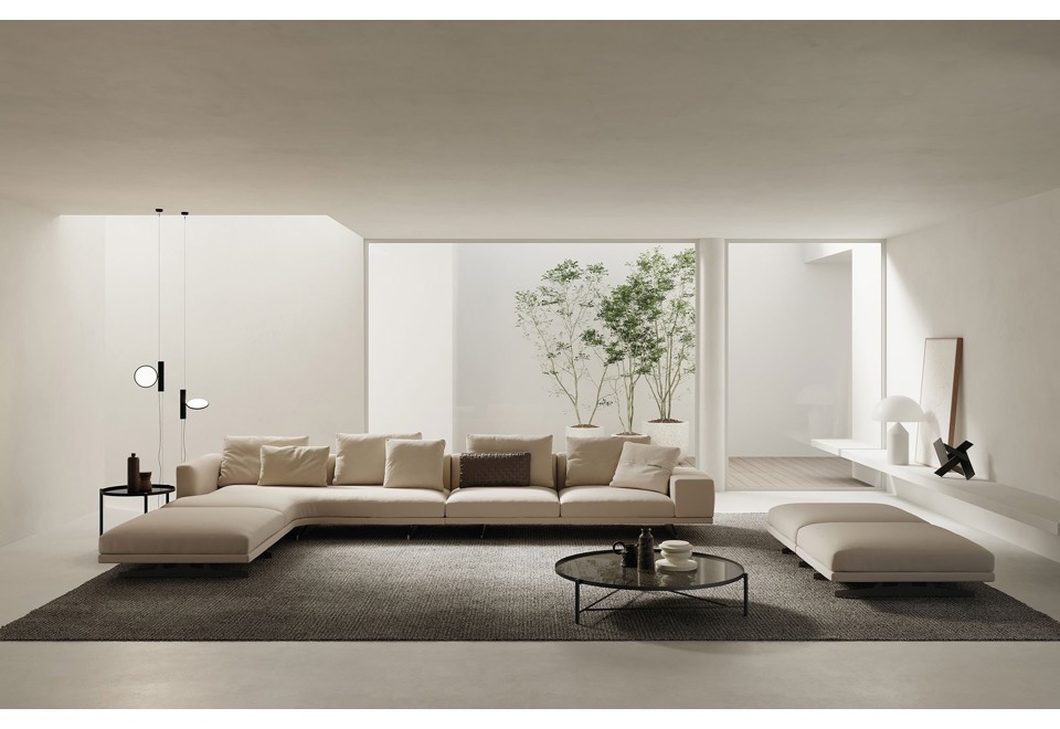 seconda foto SANTAMONICA Tavolino rotondo in metallo