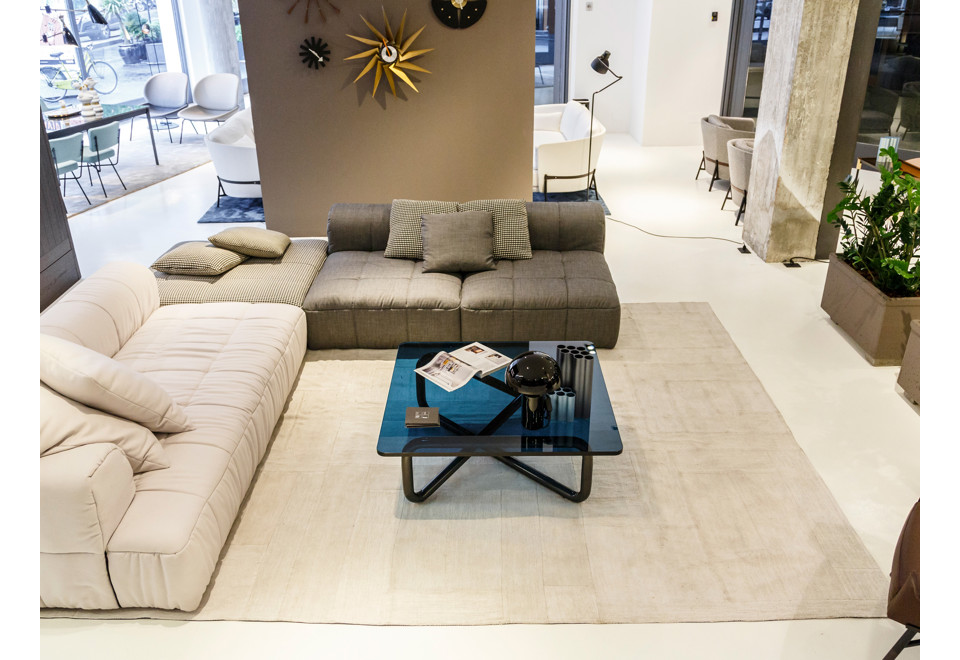 seconda foto MEATPACKING ANTIQUE HEMP Tappeto tessuto a mano in canapa antica riciclata