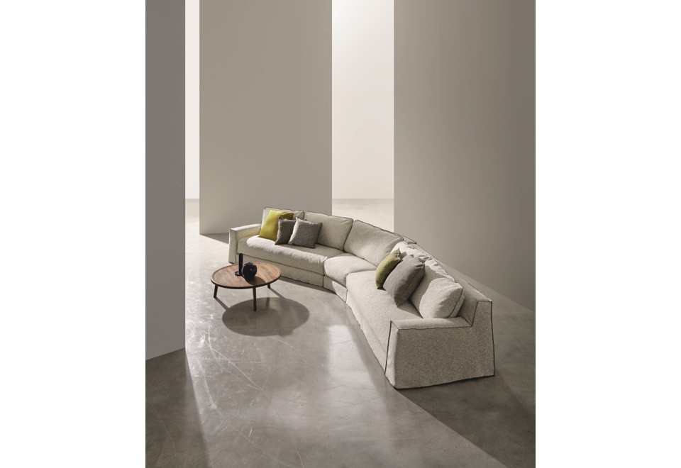 seconda foto LOLL COMP. 10 Divano componibile curvo sfoderabile