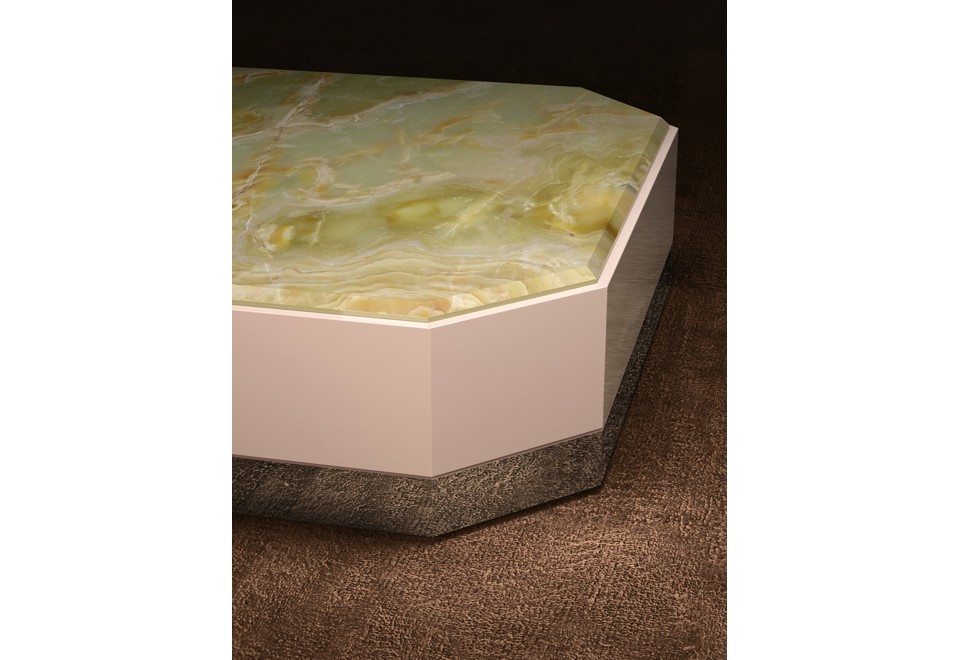 seconda foto SENZA FINE Tavolino basso ottagonale in legno