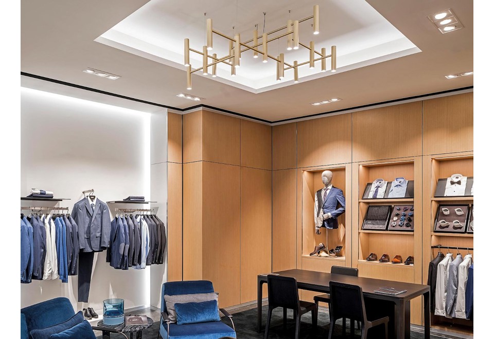 terza foto EVOLUTION S / M / VERTICAL Lampada a sospensione a LED in alluminio