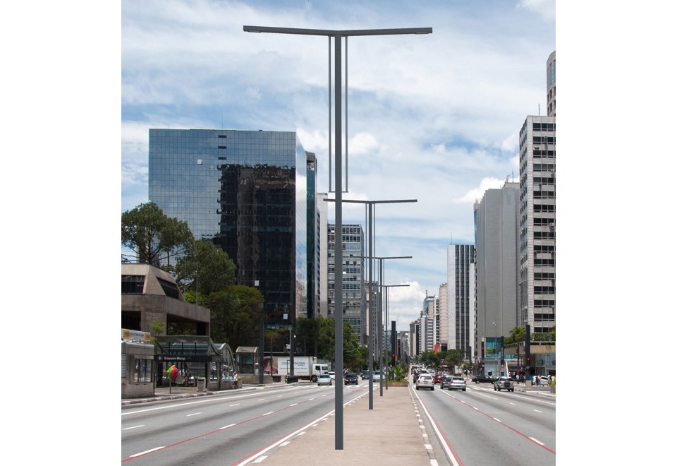 terza foto AKANDA Lampione stradale in metallo