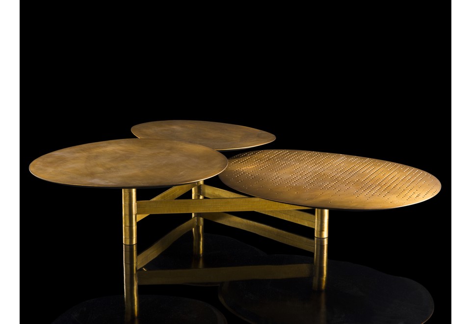 prima foto GALAXY Tavolino basso in ottone