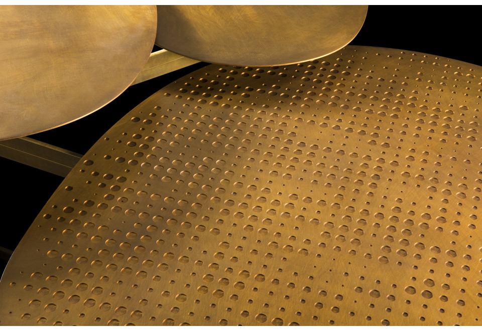 terza foto GALAXY Tavolino basso in ottone