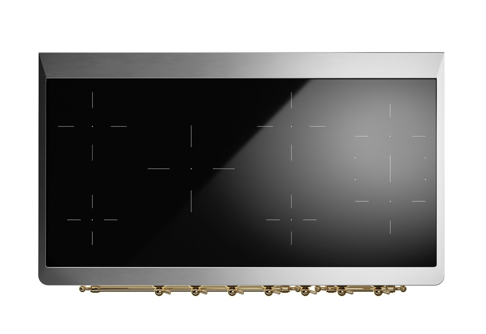 seconda foto Cucina a libera installazione in acciaio con piano cottura a induzione