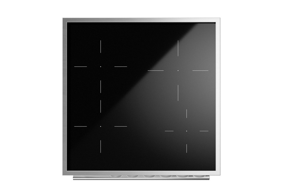 seconda foto Cucina a libera installazione in acciaio con piano cottura a induzione