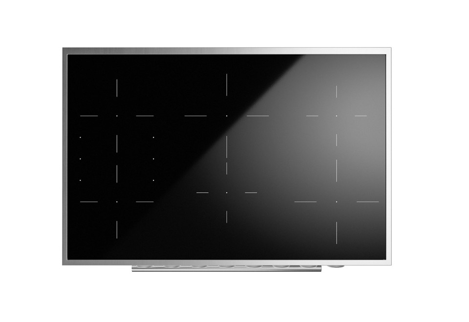 seconda foto Cucina a libera installazione in acciaio con piano cottura a induzione