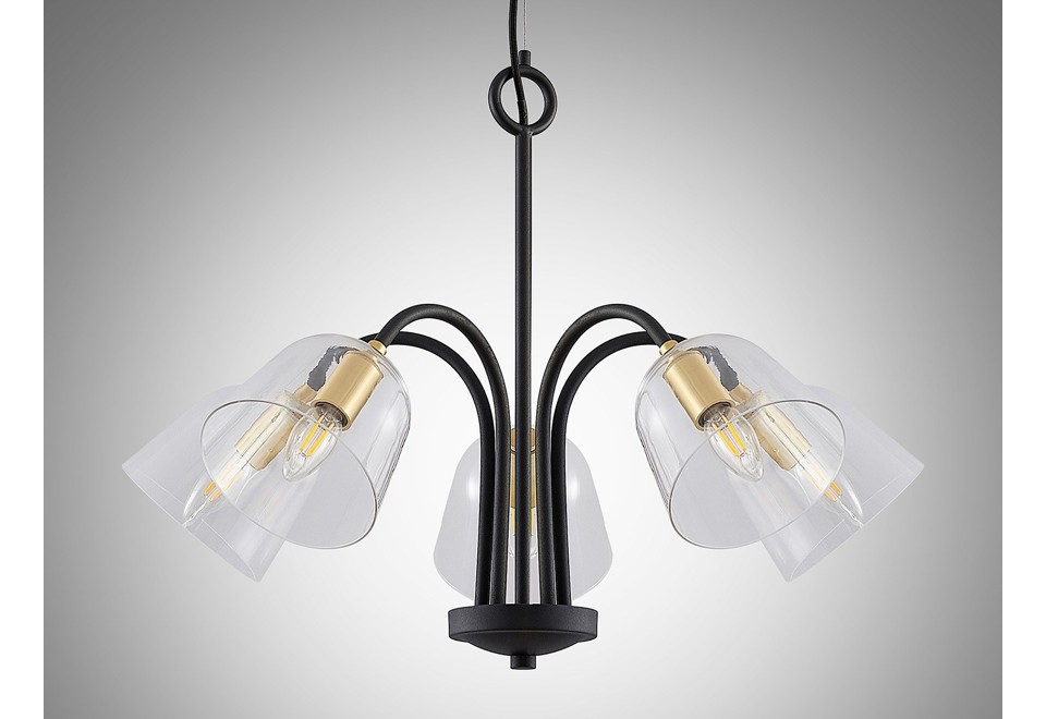 seconda foto ANJITA 3 Lampada a sospensione in vetro