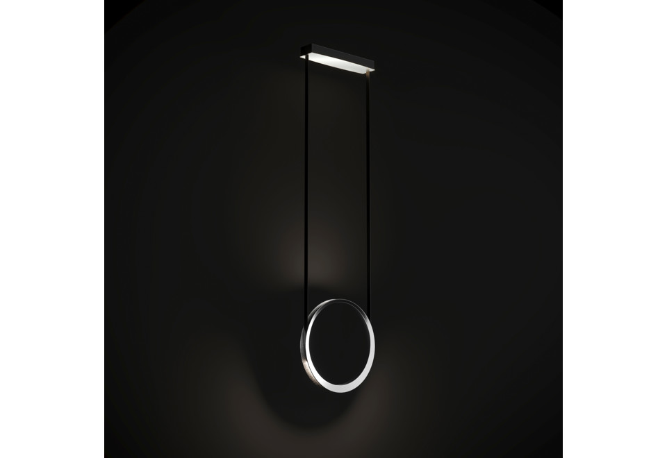 seconda foto MOONLIGHT Lampada a sospensione a LED in alluminio