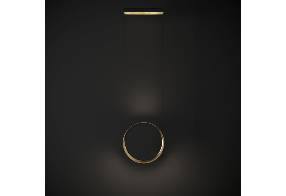 terza foto MOONLIGHT Lampada a sospensione a LED in alluminio