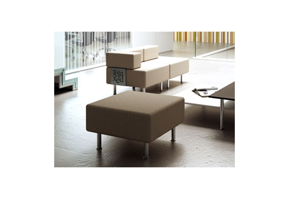 seconda foto Relaxed Poltrona in tessuto per contract